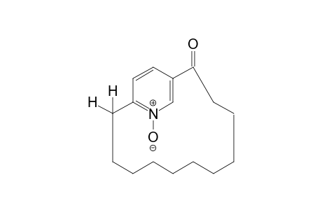 14-azabicyclo[11.2.2]heptadeca-13,15,16-triene-2-one, 14-oxide