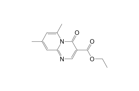 4H-Pyrido[1,2-a]pyrimidine-3-carboxylic acid, 6,8-dimethyl-4-oxo-, ethyl ester