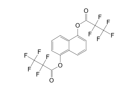 1,5-Dihydroxynaphthalene, bis(pentafluoropropionate)