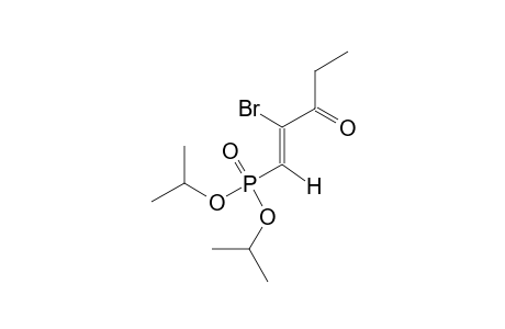 (Z)-2-BROM-3-OXO-1-PENTENYL-PHOSPHONSAEUREDIISOPROPYLESTER