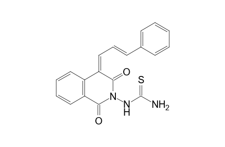 1-((Z)-1,3-Dioxo-4-((E)-3-phenylallylidene)-3,4-dihydroisoquinolin-2(1H)-yl)thiourea