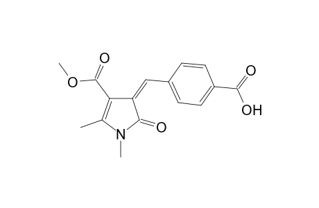 4-{(Z)-[4-(methoxycarbonyl)-1,5-dimethyl-2-oxo-1,2-dihydro-3H-pyrrol-3-ylidene]methyl}benzoic acid