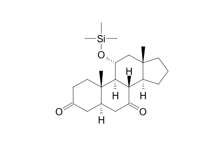 5.ALPHA.-ANDROSTAN-11.ALPHA.-OL-3,7-DIONE-TRIMETHYLSILYL ETHER