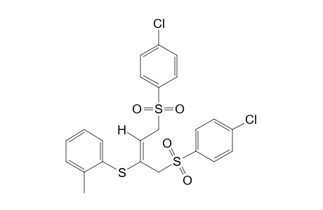 (E)-1,4-bis[(p-chlorophenyl)sulfonyl]-2-(o-tolylthio)-2-butene