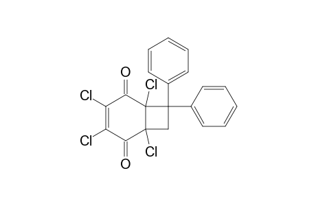 1,3,4,6-Tetrachloro-7,7-diphenylbicyclo[4.2.0]oct-3-ene-2,5-dione