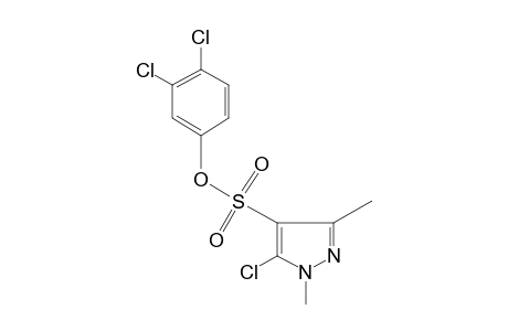 5-chloro-1,3-dimethylpyrazole-4-sulfonic acid, 3,4-dichlorophenyl ester
