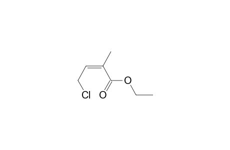 4-Chloro-2-methyl-cis-2-butenoic acid, ethyl ester