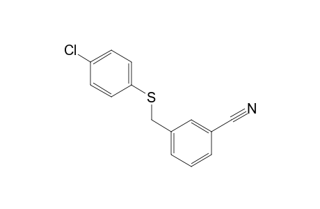 alpha-[(p-CHLOROPHENYL)THIO]-m-TOLUNITRILE