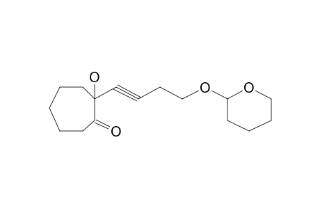 2-Hydroxy-2-[4-(tetrahydro-pyran-2-yloxy)-but-1-ynyl]-cycloheptanone