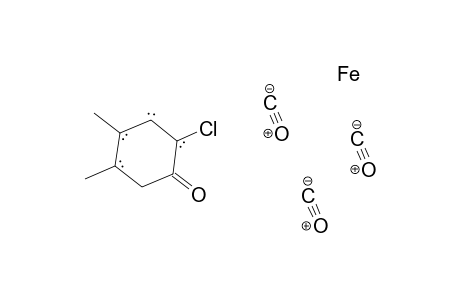 Iron, tricarbonyl[(2,3,4,5-.eta.)-2-chloro-4,5-dimethyl-2,4-cyclohexadien-1-one]-