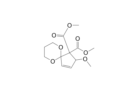 4,4-Bis(ethoxycarbonyl)-5-methoxy-1-cyclopenten-3-one propane-1,3-diyl ketal