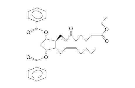 (+)-3ALPHA-(2Z-HEPTENYL)-2BETA-(3-OXO-7-ETHOXYCARBONYL-2E-HEPTENYL)-1ALPHA,4ALPHA-BIS(BENZOYLOXY)CYCLOPENTANE