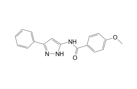 4-Methoxy-N-(3-phenyl-1H-pyrazol-5-yl)benzamide