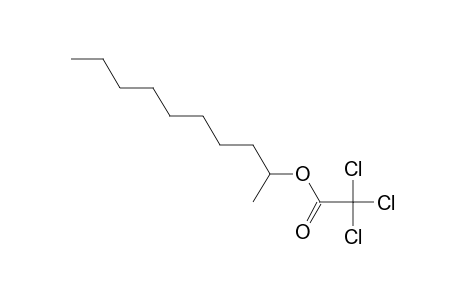 ACETIC ACID, TRICHLORO-, 1-METHYL- NONYL ESTER