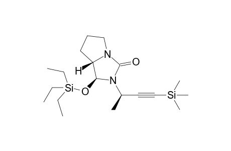 (1S,7aS)-1-((Triethylsilyl)oxy)-2-((R)-4-(trimethylsilyl)but-3-yn-2-yl)tetrahydro-1H-pyrrolo[1,2-c]imidazol-3(2H)-one