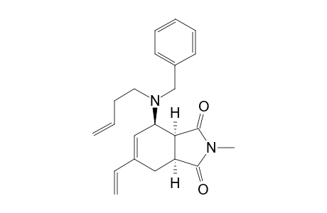 (3aS,4R,7aS)-4-[benzyl(but-3-enyl)amino]-2-methyl-6-vinyl-3a,4,7,7a-tetrahydroisoindole-1,3-dione