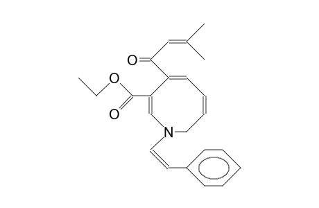 1-Styryl-3-carbethoxy-4-(3,3-dimethyl-1-acryloylyl)-1,8-dihydro-azocine