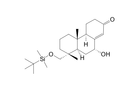 (4aR,4bS,8R,8aR,10R)-8-(tert-Butyl-dimethyl-silanyloxymethyl)-10-hydroxy-4b,8-dimethyl-4,4a,4b,5,6,7,8,8a,9,10-decahydro-3H-phenanthren-2-one