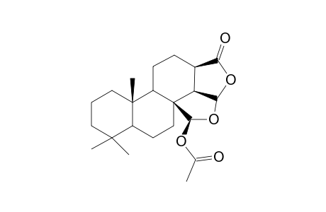 (-)-17.beta.-Acetoxy-15,17-oxidospongian-16-one(acetyldendrillol-1)