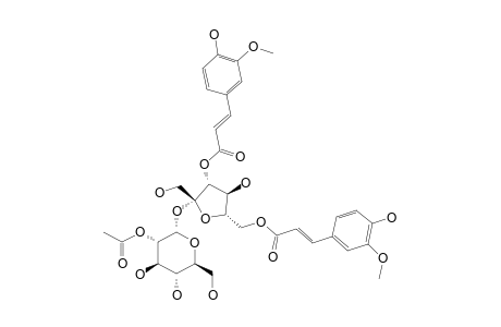 SMILASIDE_B;3,6-DIFERULOYL-2'-ACETYL_SUCROSE