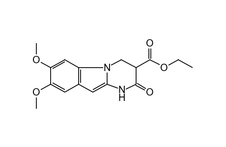 7,8-dimethoxy-2-oxo-1,2,3,4-tetrahydropyrimido[1,2-a]indole-3-carboxylic acid, ethyl ester