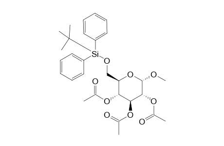 Methyl 2,3,4-tri-o-acetyl-6-o-[tert-butyl(diphenyl)silyl]hexopyranoside