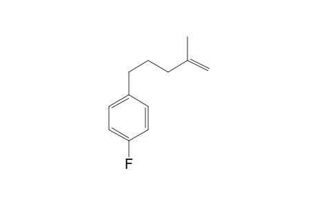 Benzene, 1-fluoro-4-(4-methyl-4-pentenyl)-