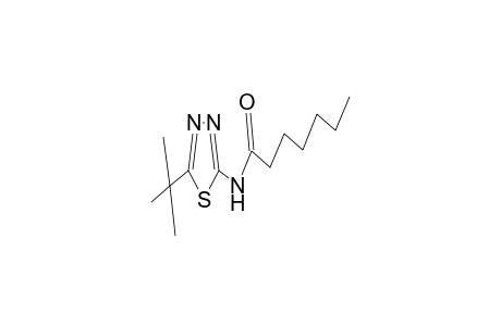 N-(5-tert-butyl-1,3,4-thiadiazol-2-yl)heptanamide