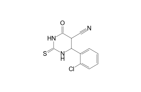 4-(2-Chlorophenyl)-6-keto-2-thioxo-hexahydropyrimidine-5-carbonitrile