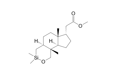 methyl 2-[(4aS,6aR,7S,9aR,9bS)-3,3,6a,9b-tetramethyl-4,4a,5,6,7,8,9,9a-octahydro-1H-indeno[5,4-d]oxasilin-7-yl]acetate
