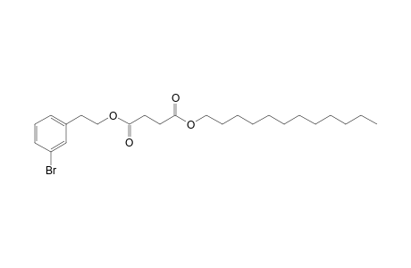 Succinic acid, 3-bromophenethyl dodecyl ester