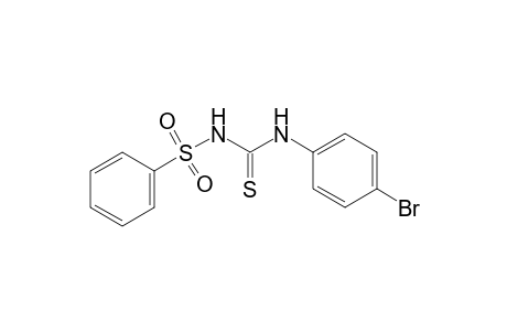 1-(p-bromophenyl)-3-(phenylsulfonyl)-2-thiourea