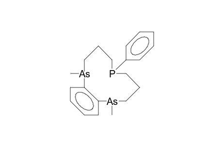 2,10-DIMETHYL-6-PHENYL-2,10-DIARSA-6-PHOSPHABICYCLO-[9.4.0]-PENTADECA-1(11),12,14-TRIENE