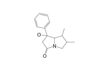 1-Hydroxy-6,7-dimethyl-1-phenyl-hexahydro-pyrrolizin-3-on