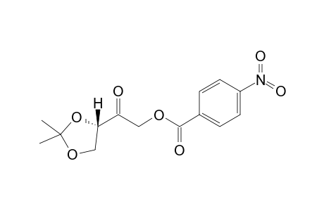 1-o-(p-Nitrobenzyl)-3,4-o-isopropylidene-L-glycero-2-tetrulose