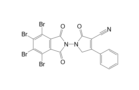 2-Oxo-4-phenyl-1-(4,5,6,7-tetrabromo-1,3-dioxoisoindolin-2-yl)-2,5-dihydro-1H-pyrrole-3-carbonitrile