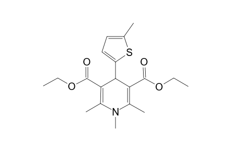 Diethyl 1,2,6-trimethyl-4-(5-methyl-2-thienyl)-1,4-dihydro-3,5-pyridinedicarboxylate