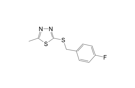 4-Fluorobenzyl 5-methyl-1,3,4-thiadiazol-2-yl sulfide