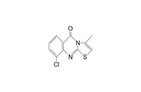 5H-Thiazolo[2,3-b]quinazolin-5-one, 9-chloro-3-methyl-