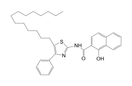 1-Hydroxy-N-(4-phenyl-5-tetradecylthiazol-2-yl)-2-naphthamide