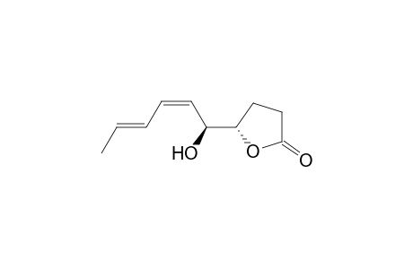 5-[(1S,2Z,4E)-1-hydroxyhexa-2,4-dienyl]-2-oxolanone