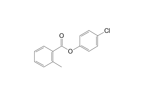 o-Toluic acid, 4-chlorophenyl ester