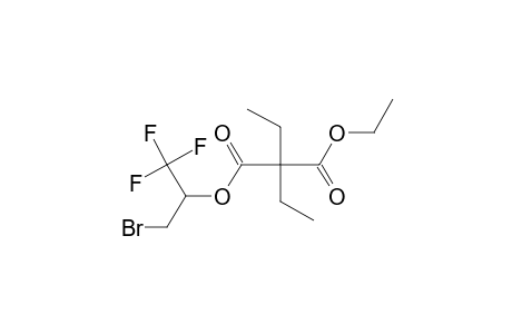 Diethylmalonic acid, 1-bromo-3,3,3-trifluoroprop-2-yl ethyl ester