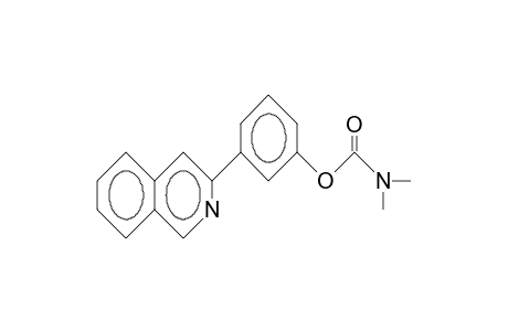 3-(3-<N,N-Dimethyl-carbamoyloxy>-phenyl)-isoquinoline