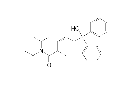 (Z)-N,N-Diisopropyl-6-hydroxy-2-methyl-6,6-diphenyl-3-hexenamide