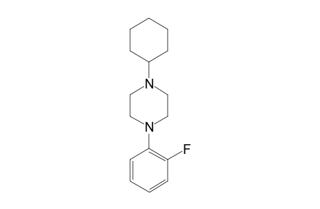 1-Cyclohexyl-4-(2-fluorophenyl)piperazine