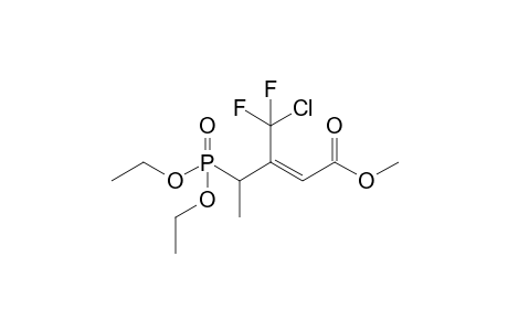 Methyl 4-(Diethoxyphosphinoyl)-4-methyl-3-(chlorodifluoromethyl)but-2-enoate