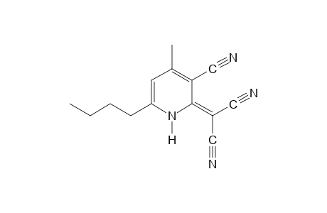 6-butyl-3-cyano-4-methyl-delta^2(1H),alpha-pyridinemalononitrile