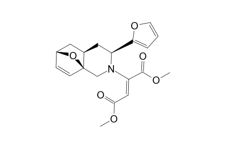 (Z)-2-((1R,4S,6R,8S)-4-Furan-2-yl-11-oxa-3-aza-tricyclo[6.2.1.0*1,6*]undec-9-en-3-yl)-but-2-enedioic acid dimethyl ester