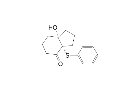 4H-Inden-4-one, octahydro-7a-hydroxy-3a-(phenylthio)-, cis-